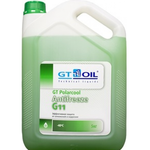 Антифриз G11 GT OIL GT Polarcool готовый 5л (зеленый)