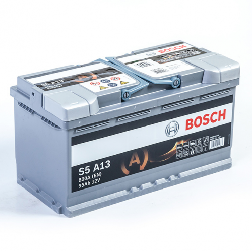 Аккумулятор BOSCH AGM 95 A/ч S5A 13 обратная 353x175x190 EN850  
