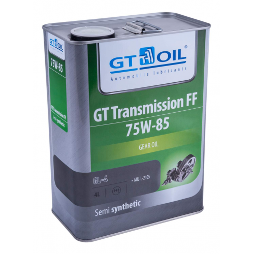 Масло трансмиссионное 75W85 GT OIL 4л полусинтетика GT Transmission FF GL-4
